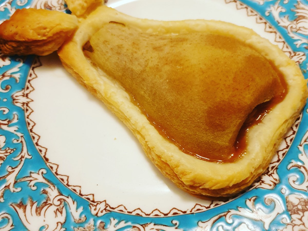 Poached Pear Tart